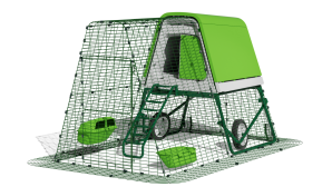 Eglu Go UP Chicken Coop with 2m Run and Wheels Package - Leaf Green