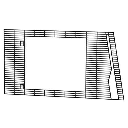 Run panel frame rear right (114.0099)