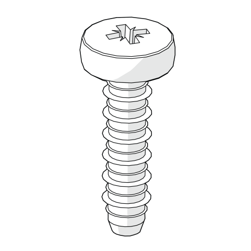 Self tapping hilo plastite screw 4.8 x 18mm (800.0062)