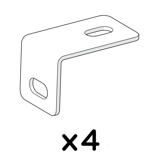 Bracket side panel to front face (064.1017)