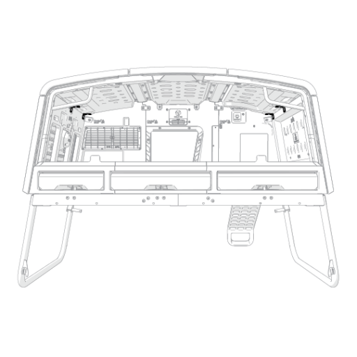 Eglu pro bracket side panel to roof (114.1095)