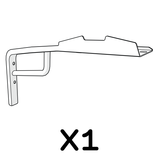 Rear roof support bracket left assembly 114.0064 x1