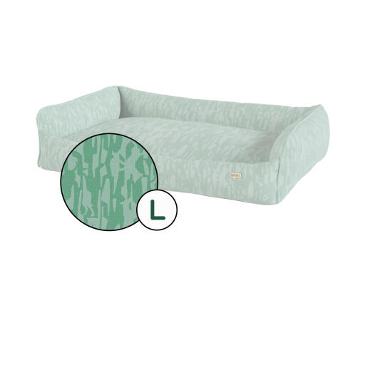 Nest dog bed cover only large - grassland gallop