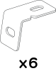 Bracket side panel to roof (064.1023)