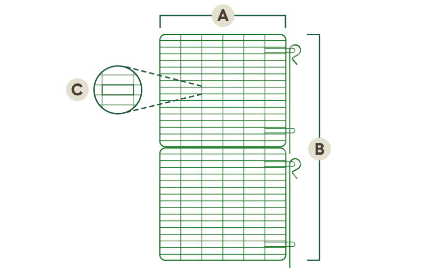 Eglu Go up run door dimensions