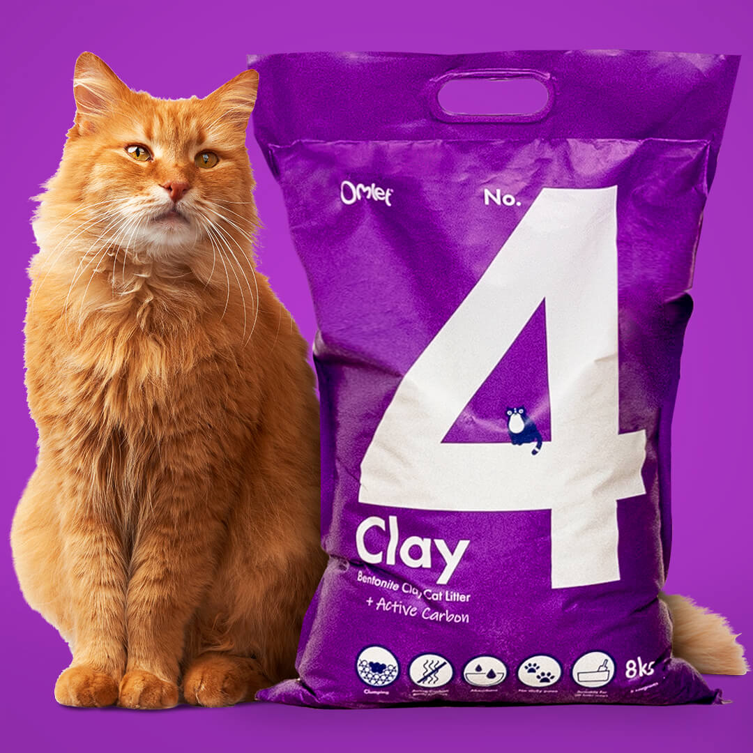 Cat litter hotsell in purple bag